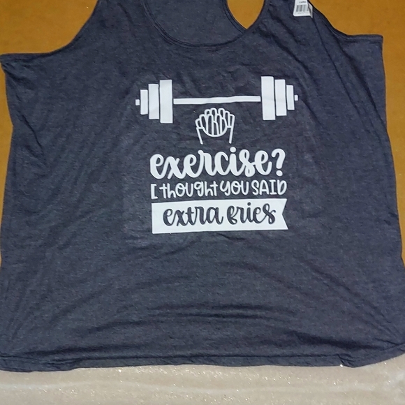 Tops - 2xl Grey tank top. Great work out shirt.